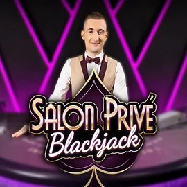 Blackjack Salon Privé online game logo by Ezugi on whamoocasinoo.com