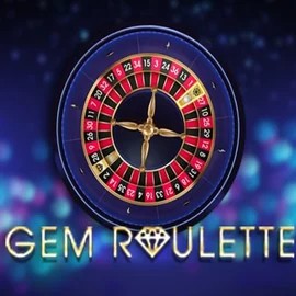 Gem Roulette slot logo by iSoftBet at Whamoo Casino