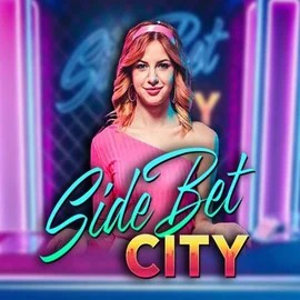 Side Bet City slot logo by Evolution at Whamoo Casino